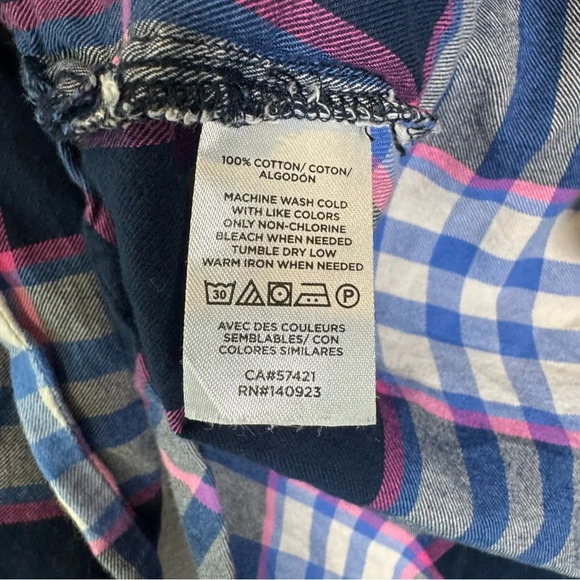 EUC LOFT Button Up Plaid - Picture 2 of 3
